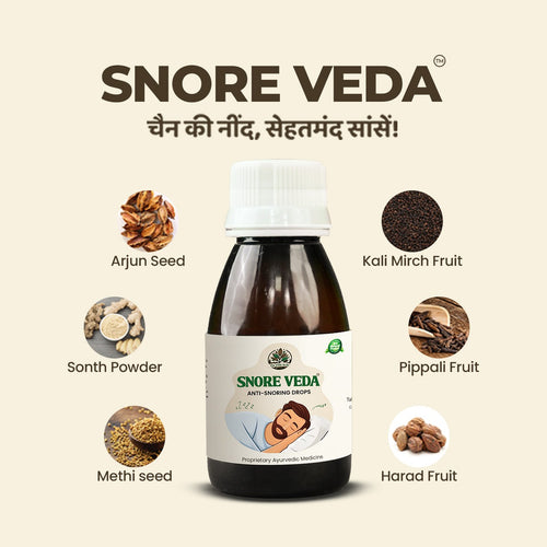Snoreveda Anti-Snoring Drops – Natural Ayurvedic Remedy to Stop Snoring